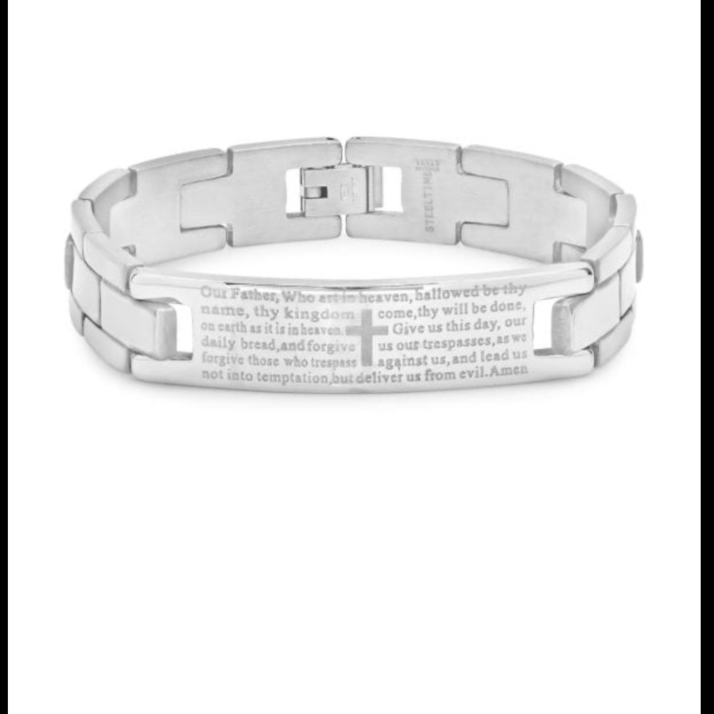 ANTHONY JACOBS Stainless Steel Link Bracelet